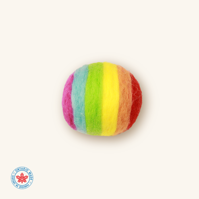 Moricat Handmade Wool Pride Ball Cat Toy