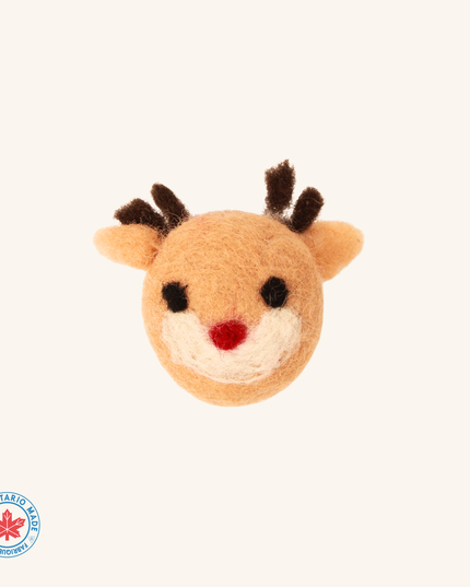 Moricat Handmade Wool Christmas Reindeer Cat Toy