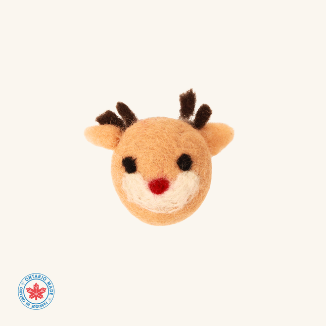 Moricat Handmade Wool Christmas Reindeer Cat Toy