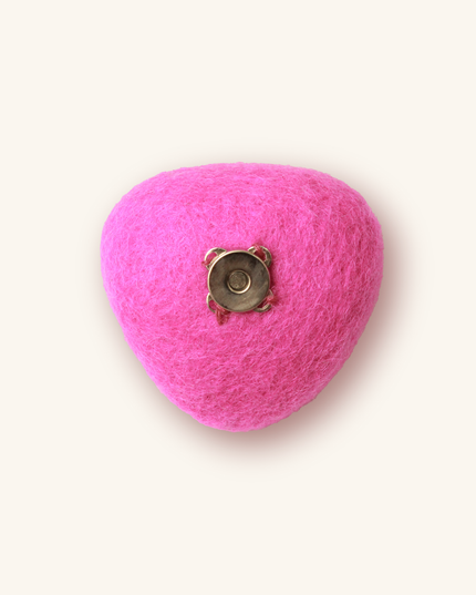 Moricat Handmade Wool Pink Triangle Cat Toy