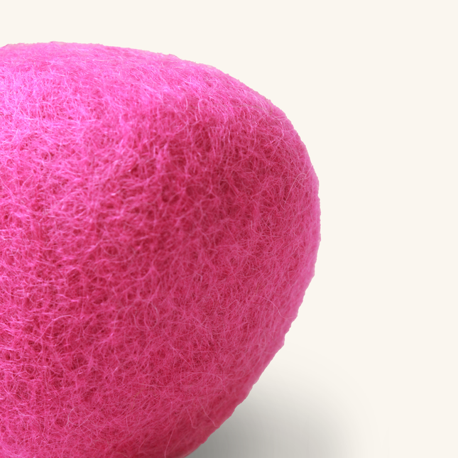 Moricat Handmade Wool Pink Triangle Cat Toy