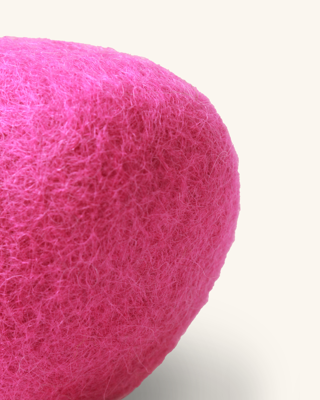 Moricat Handmade Wool Pink Triangle Cat Toy