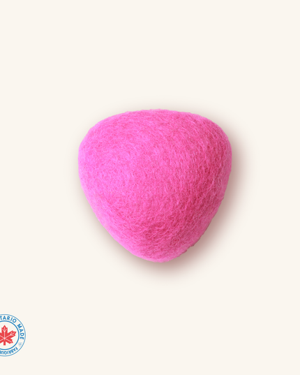 Moricat Handmade Wool Pink Triangle Cat Toy