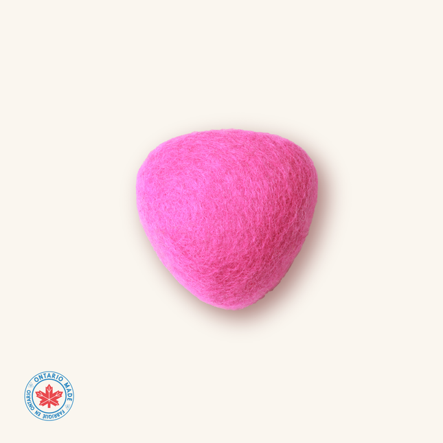 Moricat Handmade Wool Pink Triangle Cat Toy