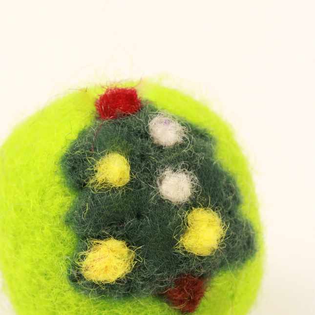 Moricat Handmade Wool Christmas Tree Cat Toy