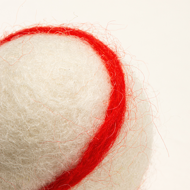Moricat Handmade  Wool Baseball Cat Toy