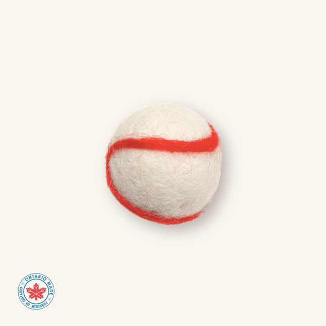 Moricat Handmade  Wool Baseball Cat Toy