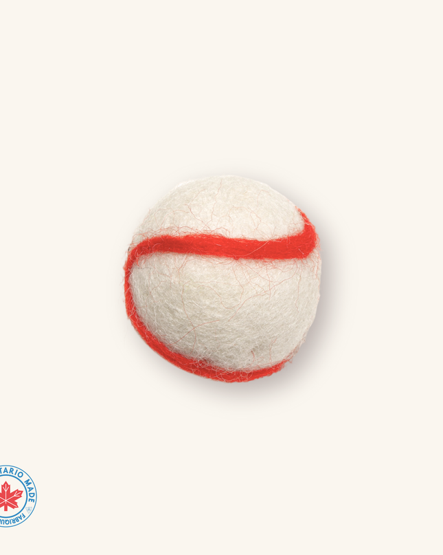 Moricat Handmade  Wool Baseball Cat Toy
