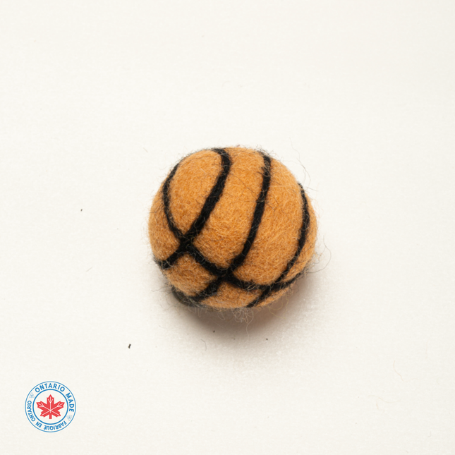 Moricat Handmade Wool Basketball Cat Toy
