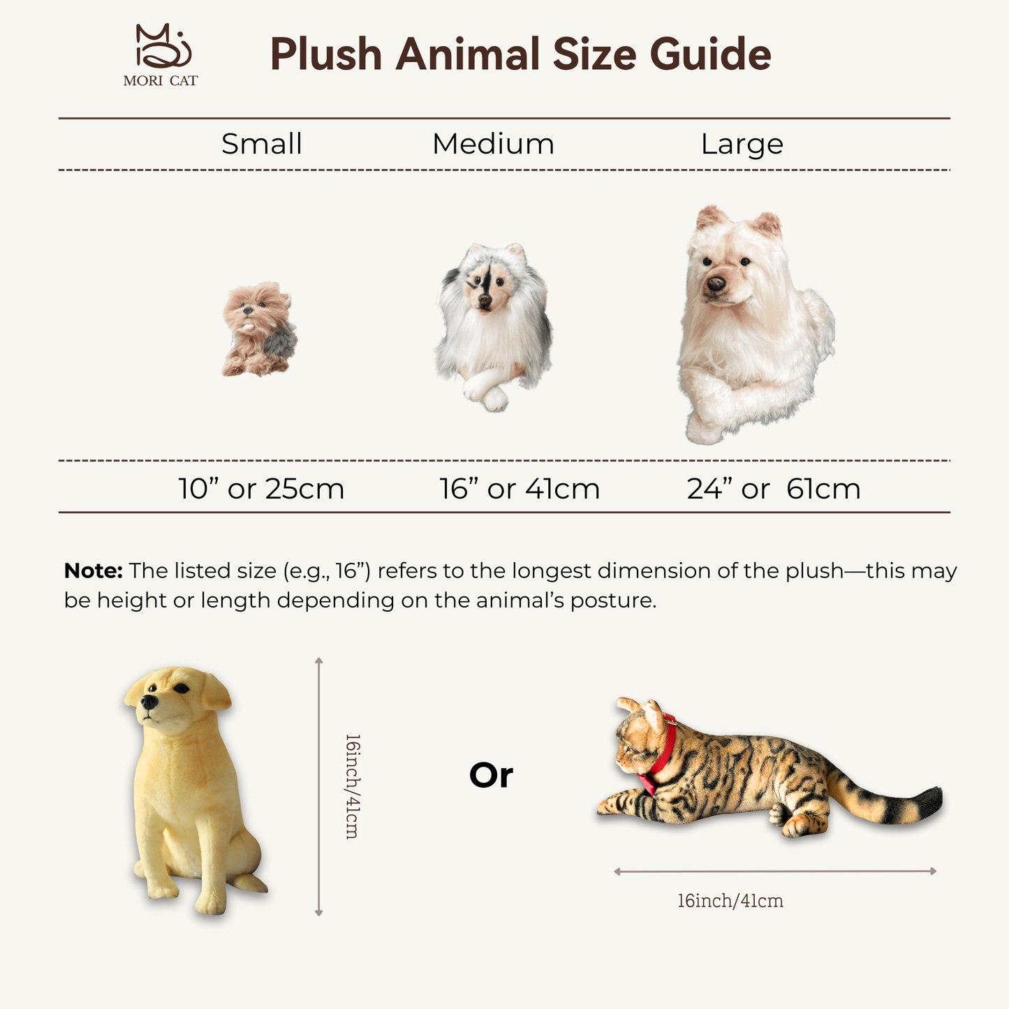10-Inch Custom Pet Plush Gift (25 cm)